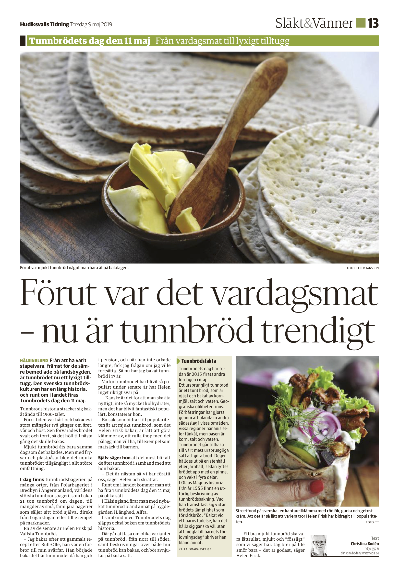 Hudiksvalls Tidning 2019-05-09